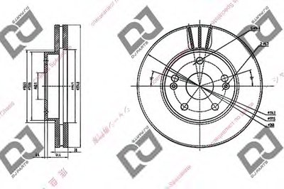 Тормозной диск DJ PARTS купить