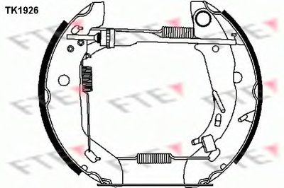 Комплект тормозных колодок FTE купить