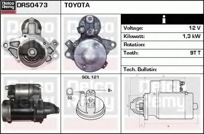 Стартер Remanufactured REMY (Light Duty) DELCO REMY купить