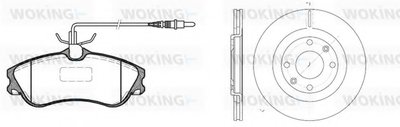 Комплект тормозов, дисковый тормозной механизм WOKING