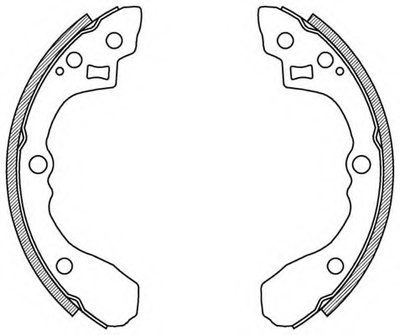 Комплект тормозных колодок ADVANCE OPEN PARTS купить