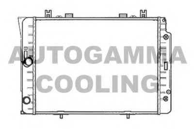 Радиатор, охлаждение двигателя AUTOGAMMA купить