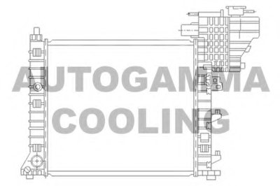 Радиатор, охлаждение двигателя AUTOGAMMA купить