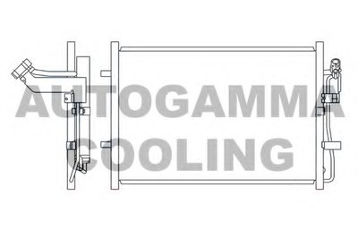 Конденсатор, кондиционер AUTOGAMMA купить