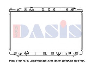Радиатор, охлаждение двигателя AKS DASIS купить