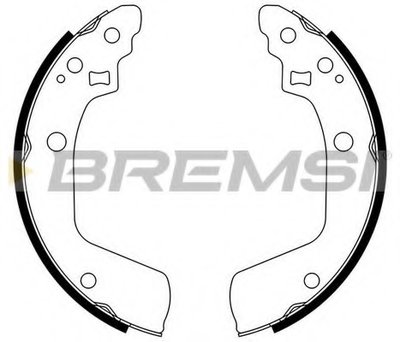 Комплект тормозных колодок BREMSI купить