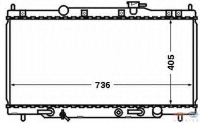 Радиатор, охлаждение двигателя BEHR HELLA SERVICE HELLA купить