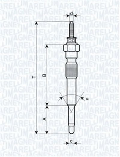 Свеча накаливания MAGNETI MARELLI купить