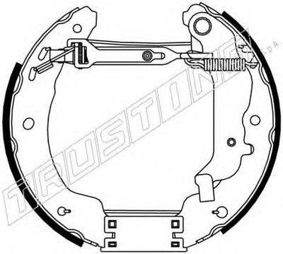 Комплект тормозных колодок FAST KIT TRUSTING купить