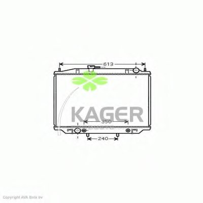 Радиатор, охлаждение двигателя KAGER