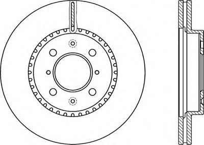 Тормозной диск ADAPTIVE OPEN PARTS купить