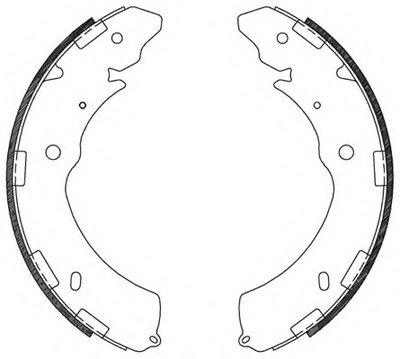 Комплект тормозных колодок ADVANCE OPEN PARTS купить