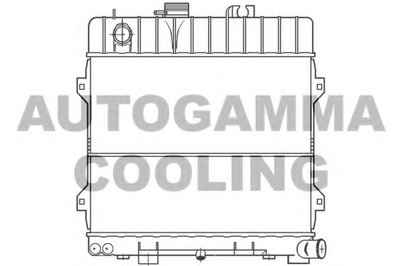 Радиатор, охлаждение двигателя AUTOGAMMA купить