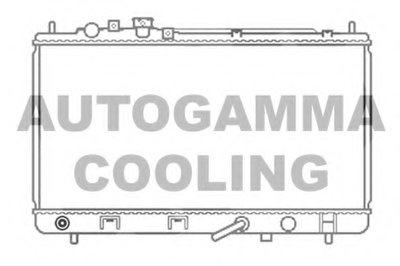Радиатор, охлаждение двигателя AUTOGAMMA купить