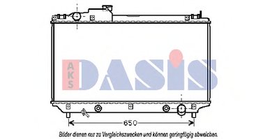 Радиатор, охлаждение двигателя AKS DASIS купить