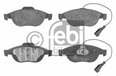 Комплект тормозных колодок, дисковый тормоз FEBI BILSTEIN