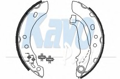 Комплект тормозных колодок MK KASHIYAMA KAVO PARTS купить