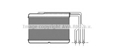 Теплообменник, отопление салона AVA QUALITY COOLING