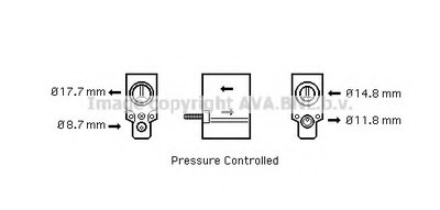 Расширительный клапан, кондиционер AVA QUALITY COOLING