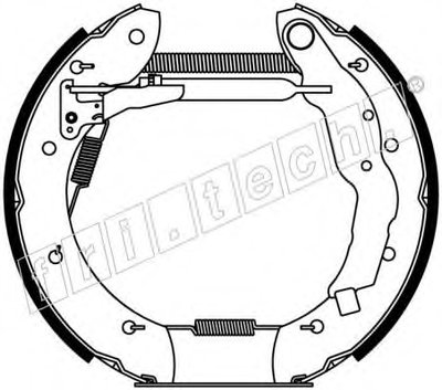 Комплект тормозных колодок FAST KIT fri.tech. купить