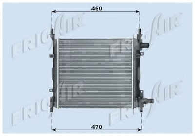 Радиатор, охлаждение двигателя FRIGAIR купить