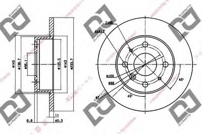 Тормозной диск DJ PARTS купить