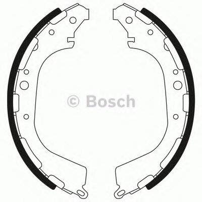 Комплект тормозных колодок BOSCH купить