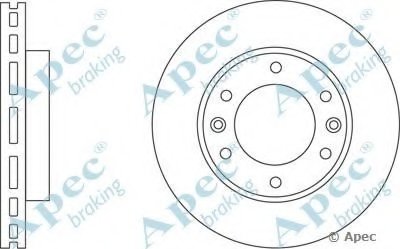 Тормозной диск APEC braking купить