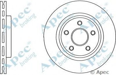 Тормозной диск APEC braking купить