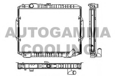 Радиатор, охлаждение двигателя AUTOGAMMA купить