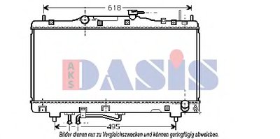 Радиатор, охлаждение двигателя AKS DASIS купить