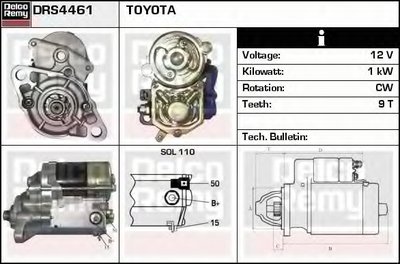 Стартер Remanufactured REMY (Light Duty) DELCO REMY купить