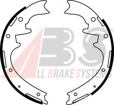 Комплект тормозных колодок A.B.S.