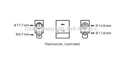 Расширительный клапан, кондиционер AVA QUALITY COOLING