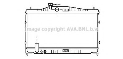 Радиатор, охлаждение двигателя AVA QUALITY COOLING купить