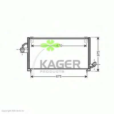 Конденсатор, кондиционер KAGER купить