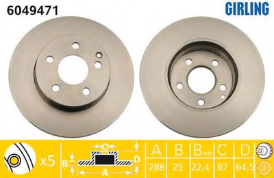 Тормозной диск GIRLING купить