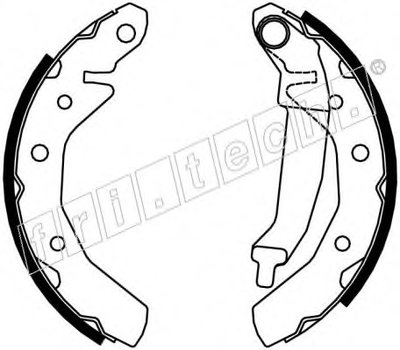 Комплект тормозных колодок REPARATION KIT fri.tech. купить