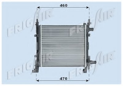 Радиатор, охлаждение двигателя FRIGAIR купить