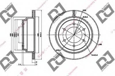 Тормозной диск DJ PARTS купить