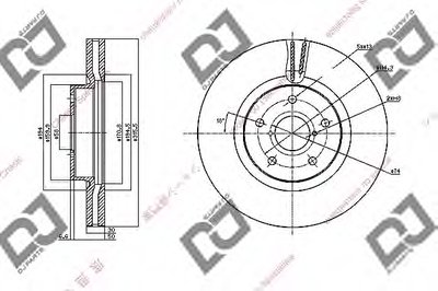 Тормозной диск DJ PARTS купить