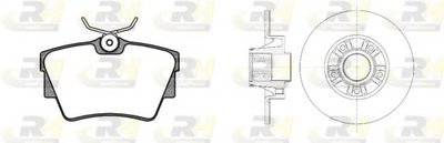 Комплект тормозов, дисковый тормозной механизм Dual Kit ROADHOUSE
