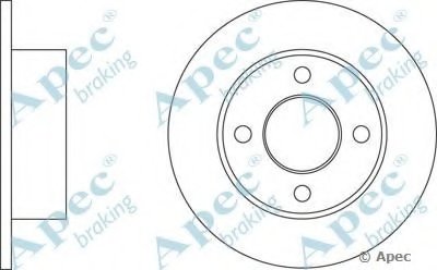 Тормозной диск APEC braking купить