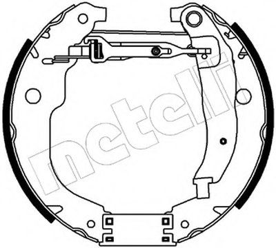 Комплект тормозных колодок Kit premounted METELLI купить