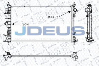 Радиатор, охлаждение двигателя JDEUS купить