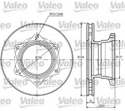 Тормозной диск VALEO купить