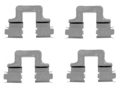 Комплектующие, колодки дискового тормоза MINTEX