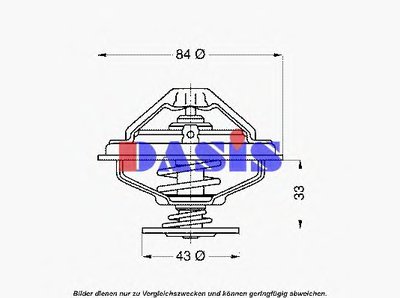 Термостат, охлаждающая жидкость AKS DASIS купить