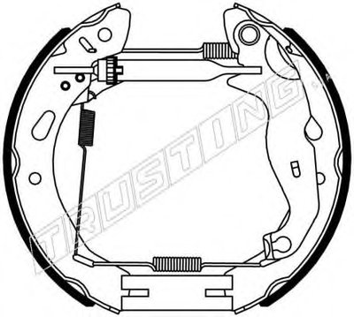 Комплект тормозных колодок FAST KIT TRUSTING купить