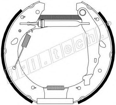 Комплект тормозных колодок FAST KIT fri.tech.